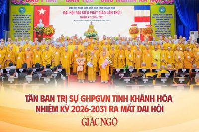 Danh sách và chức danh Ban Thường trực Ban Trị sự GHPGVN tỉnh Khánh Hòa nhiệm kỳ 2026-2031 vừa được suy cử