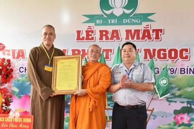 Đắk Lắk: Ra mắt Gia đình Phật tử Ngọc Nhiên (xã Krông Pắc)