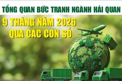 Infographics: Tổng quan bức tranh ngành Hải quan 9 tháng năm 2026 qua các con số