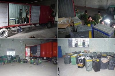 Tây Ninh bắt quả tang hơn 114.000 bao thuốc lá nhập lậu
