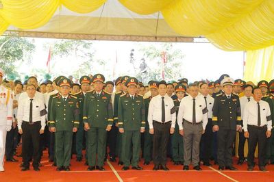 Hải Phòng: Truy điệu, an táng 56 hài cốt liệt sĩ và đồng bào tử nạn tại khu Mả Chìa