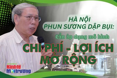 GS.Hoàng Xuân Cơ: Phun sương dập bụi ở Hà Nội cần được tính toán bằng mô hình Chi phí - Lợi ích mở rộng