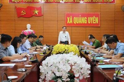 Đoàn công tác tỉnh kiểm tra chuẩn bị diễn tập chiến đấu phòng thủ xã Quảng Uyên