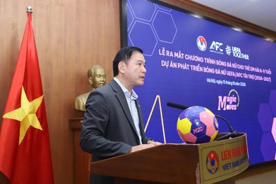 VFF ra mắt chương trình đưa bóng đá đến gần hơn với trẻ em gái từ 6-9 tuổi