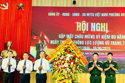 Lực lượng vũ trang phường Hoàng Mai tiếp nối truyền thống, giữ vững bình yên cơ sở