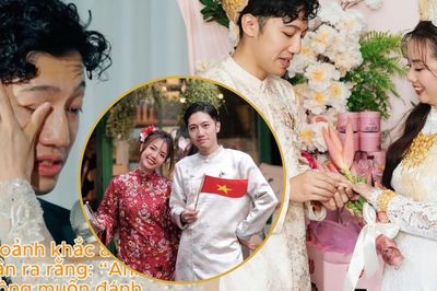 Chàng rể Nhật bật khóc trong đám cưới với cô gái Việt từng nhiều lần tránh mặt mình