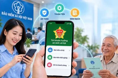 Sử dụng tài khoản hưởng an sinh xã hội trên VNeID trong chi trả lương hưu, trợ cấp