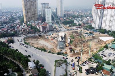Hình hài cầu vượt Phạm Tu – đường 70 trước mốc về đích cuối năm 2026