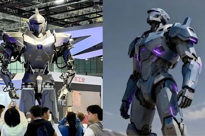 Trung Quốc ra mắt robot khổng lồ cao 4 m, nâng được 500 kg