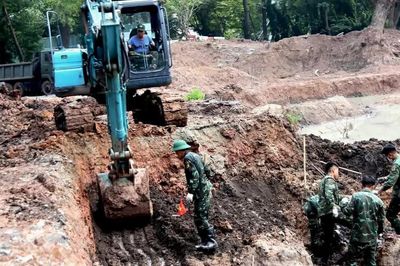 Quy tập thêm 8 hài cốt tại Công viên Lê Thị Riêng
