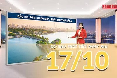 [Video] Dự báo thời tiết đêm nay và ngày mai 17/10/2026: Mưa giảm nhanh tại Trung Bộ, Nam Bộ vẫn có mưa dông cục bộ