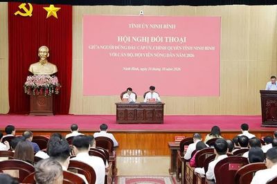 Ninh Bình: Đối thoại giữa người đứng đầu cấp ủy, chính quyền tỉnh với cán bộ, hội viên nông dân năm 2026