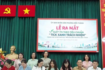 Phường Bến Thành: 9 trường học tham gia mô hình 'Tick xanh trách nhiệm'