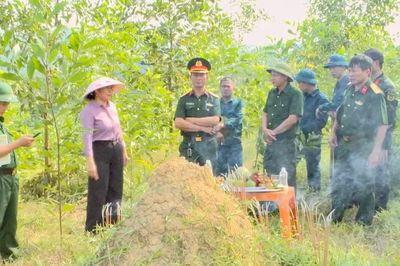 Xác minh ngôi mộ nghi của liệt sĩ được chôn cất hơn nửa thế kỷ trước