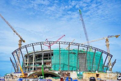 Nhà biểu diễn đa năng phục vụ APEC ở Phú Quốc dần thành hình