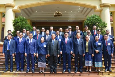 Bí thư Thành ủy Bắc Ninh Nguyễn Hồng Thái tiếp, làm việc với Đoàn đại biểu cấp cao Đảng Nhân dân Cách mạng Lào