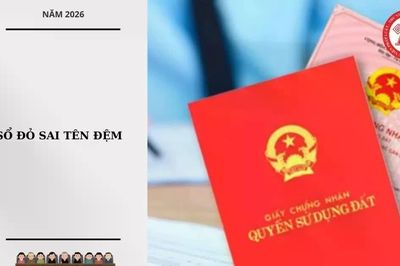 Sổ đỏ sai số thửa, diện tích, tên người sử dụng: Khi nào được đính chính?