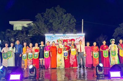 Xã Tân Định tổ chức hội thi “Nét đẹp phụ nữ Tân Định”