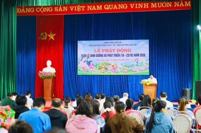 Lào Cai phát động hưởng ứng Tuần lễ Dinh dưỡng và Phát triển năm 2026
