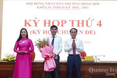 Đồng chí Hoàng Đức Thiện được bầu giữ chức Chủ tịch UBND phường Đồng Hới, nhiệm kỳ 2026-2031