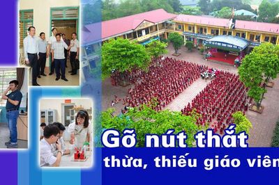 Gỡ nút thắt thừa, thiếu giáo viên