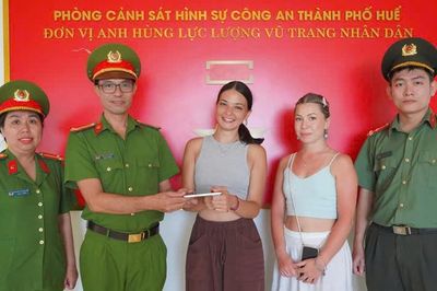 Huế: Bắt 2 tên cướp giật điện thoại iPhone của nữ du khách nước ngoài