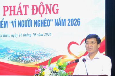 Điện Biên: Hơn 1,4 tỷ đồng đăng ký ủng hộ Quỹ Vì người nghèo năm 2026