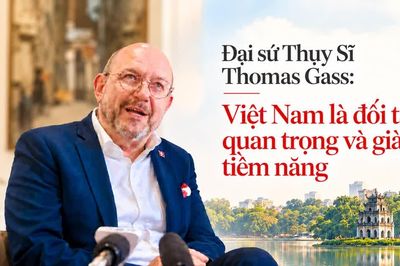 Đại sứ Thụy Sĩ Thomas Gass: Việt Nam là đối tác quan trọng và giàu tiềm năng