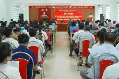 Phường Nùng Trí Cao đối thoại giữa người đứng đầu cấp ủy, chính quyền, MTTQ với nhân dân