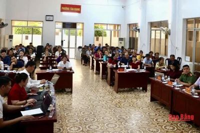 Phường Tân Giang phổ biến việc thu hồi đất phục vụ xây dựng cao tốc Bắc Kạn - Cao Bằng