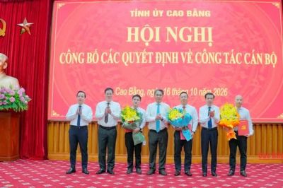 Tỉnh ủy công bố các quyết định về công tác cán bộ