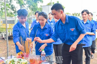 Sức trẻ Cà Mau lan toả nghĩa tình, tiếp nối truyền thống tri ân