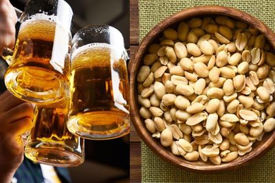 Vì sao khi uống rượu bia không nên dùng lạc làm mồi nhậu?