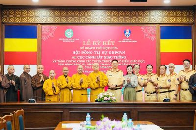Hơn 1,17 triệu tăng ni, phật tử được tuyên truyền giao thông