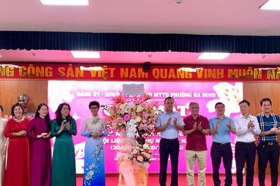 Phường Ba Đình tri ân đội ngũ nữ cán bộ chủ chốt nhân ngày thành lập Hội Liên hiệp Phụ nữ Việt Nam