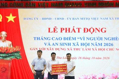 Xã Thư Lâm phát động tháng cao điểm 'Vì người nghèo' năm 2026