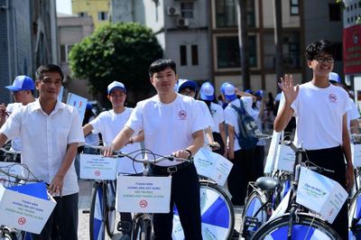 Hơn 800 đoàn viên, thanh niên lan tỏa thông điệp 'Chọn sức khỏe, chọn tương lai, không chọn thuốc lá'