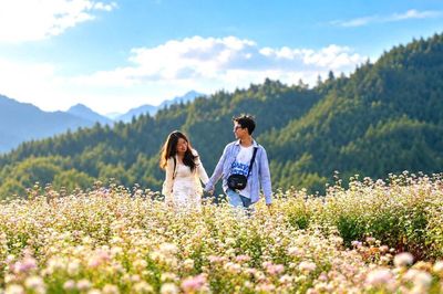 Phố Bảng rộn ràng đón mùa hoa tam giác mạch
