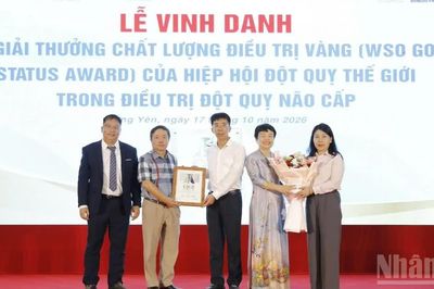 Bệnh viện Đột quỵ và Thần kinh Hà Nội-Thái Bình nhận giải thưởng của Tổ chức Đột quỵ Thế giới