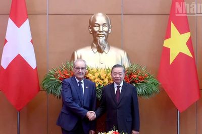 [Ảnh] Tổng Bí thư, Chủ tịch nước Tô Lâm hội đàm với Tổng thống Liên bang Thụy Sĩ Guy Parmelin