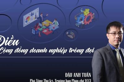Điều cộng đồng doanh nghiệp mong đợi