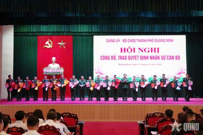Quảng Ninh kiện toàn đội ngũ chính trị viên Ban CHQS cấp xã