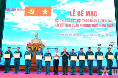 Bế mạc Hội thi tàu tốt, Hội thao huấn luyện tàu Hải đội Dân quân thường trực năm 2026