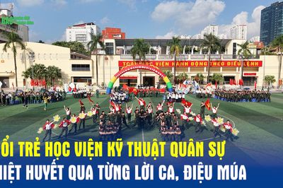 Tuổi trẻ Học viện Kỹ thuật quân sự: Nhiệt huyết qua từng lời ca, điệu múa