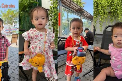 Bốn cháu bé bị bỏ rơi trong sân chùa ở TP HCM