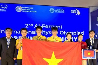 Việt Nam giành 4 huy chương, xếp thứ tư Olympic Vật lí Al-Fergani 2026