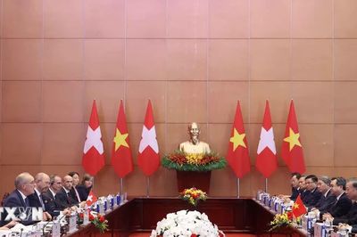 Tổng Bí thư, Chủ tịch nước Tô Lâm hội đàm với Tổng thống Thụy Sĩ