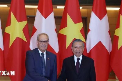Tổng Bí thư, Chủ tịch nước Tô Lâm hội đàm với Tổng thống Thụy Sĩ Guy Parmelin