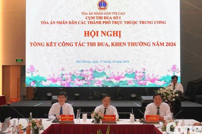 Cụm thi đua số 1 TANDTC tổng kết công tác thi đua, khen thưởng