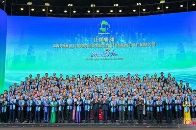 Chùm ảnh: Lễ Công bố sản phẩm đạt Thương hiệu quốc gia Việt Nam 2026